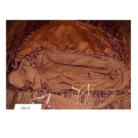 HOBO BAG Faux Suede Oversized Summer Shoulder Tote - Picture 4 of 5