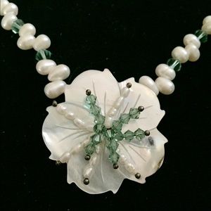 Beaded Flower Necklace
