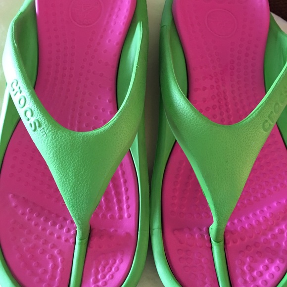Croc sandals