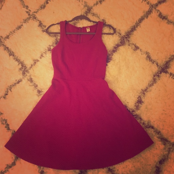 Bright pink old navy dress