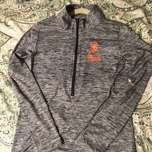 Pink Victoria Secret quarter zip up