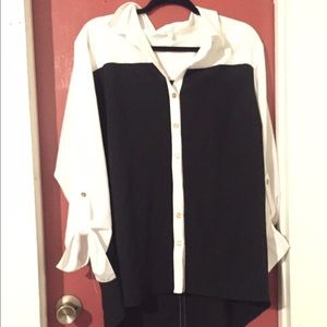 Cute and comfy button up blouse