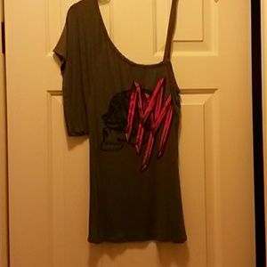 One sleeve top