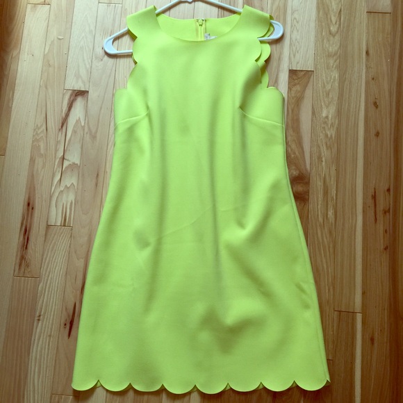 J. crew Scalloped Dress