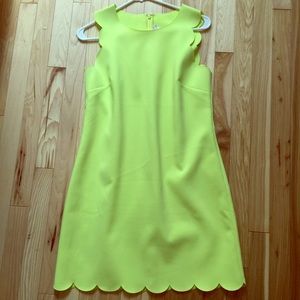 J. crew Scalloped Dress