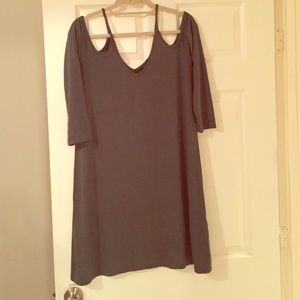 Olive jersey dress from boohoo