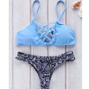 Reptile Print Bathing Suit
