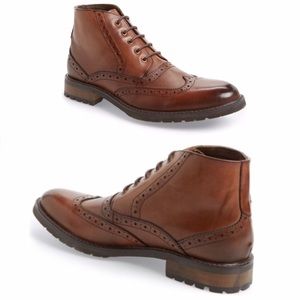 Steve Madden Men's 'Restorr' Wingtip Boot in Brown