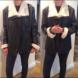 Never Worn FREE PEOPLE Vegan Leather  Jacket NWOT