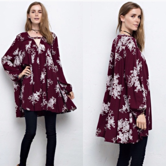 ❣LAST-M❣ Teal Forest Oversized Tunic Mini Dress - Picture 4 of 4