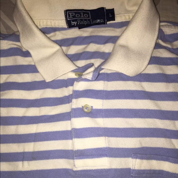 NEW Men's Ralph Lauren Striped Polo - L - Picture 4 of 4