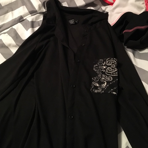 Black Button Up