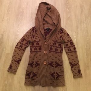 Patterned wool sweater