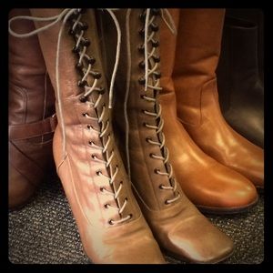 Miu Miu Vintage Lace-Uo Boots