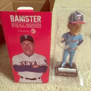 2015 JEFF BANISTER bobblehead Texas RANGERS