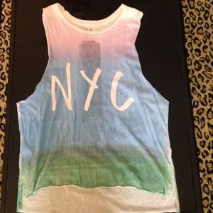 Chaser: "NYC" ombré skyline tee