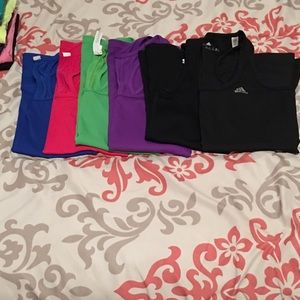 Lot of 6 racer back workout tanks.