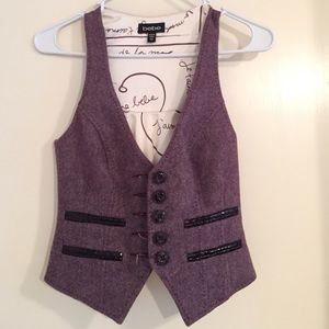 bebe wool vest