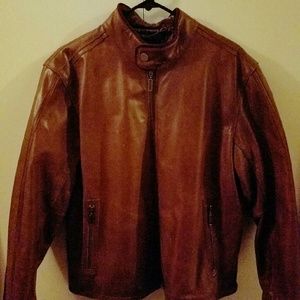 Merano sport leather motorcycle style jacket