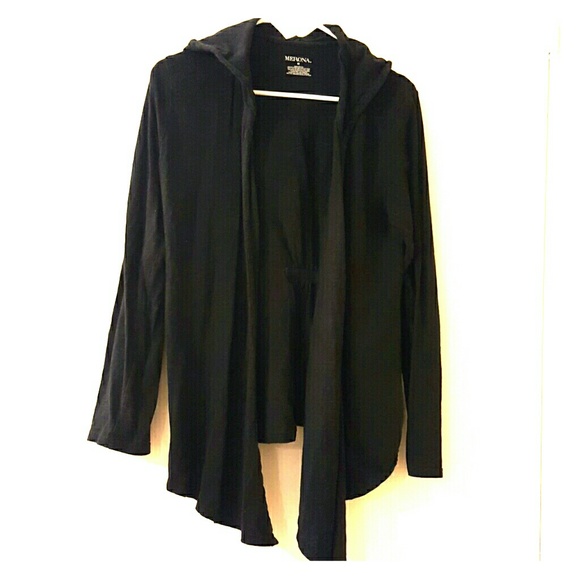 Open front hoodie