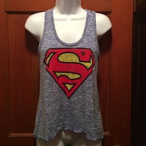 Superman racerback tank top