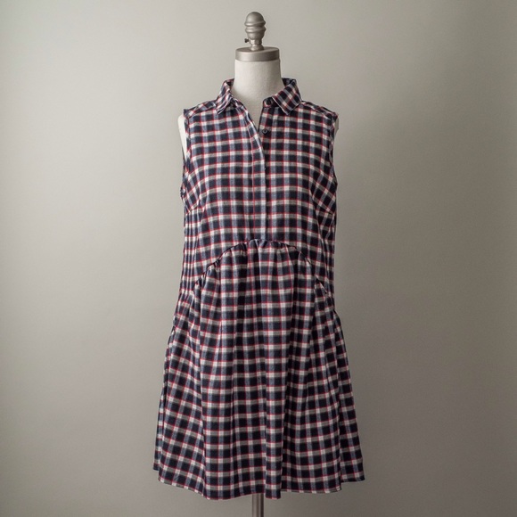 Misguided Plaid Dress