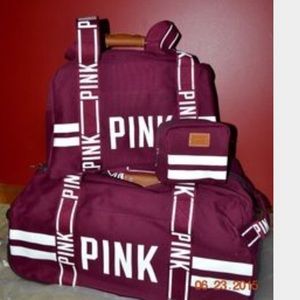 Looking for vs pink maroon duffle/gym bag