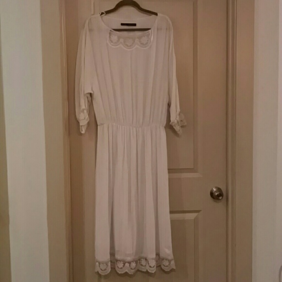 MARKDOWN!! Zara Off-White Dress
