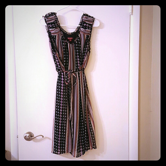 Multicolored sleeveless dress