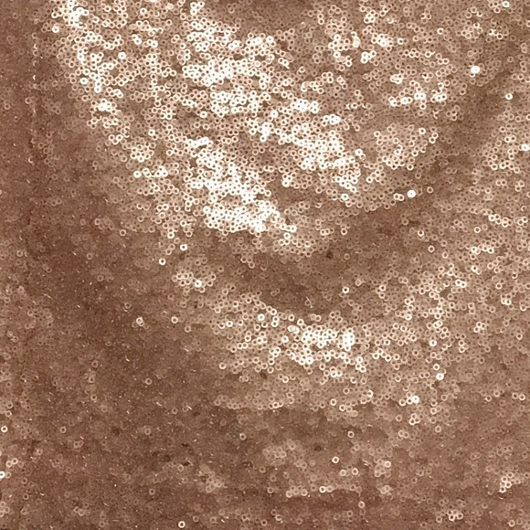 decree bronze / rose gold sequin mini skirt NEW! - Picture 4 of 6