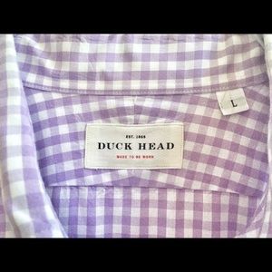 Mens Large Button Down Dress Shirt. Duckhead