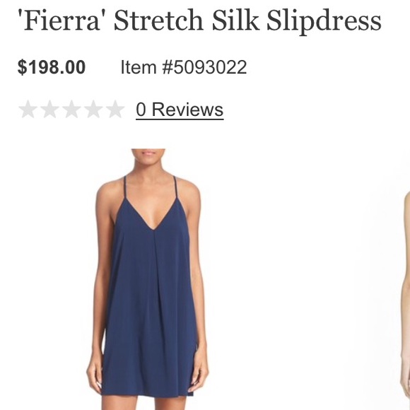 Alice + Olivia Dresses & Skirts - Alice & Olivia 'Fierra' stretch silk slipdress