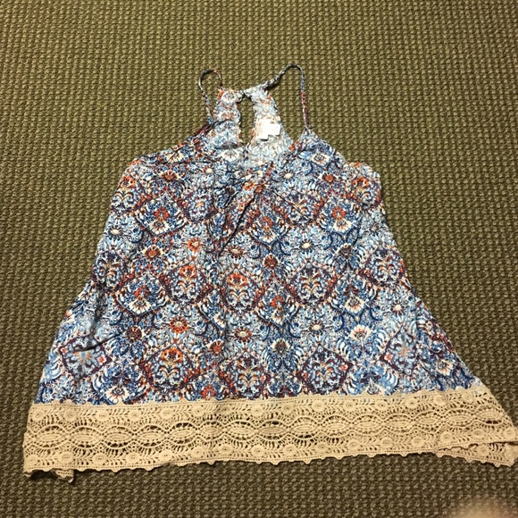 Target patterned tank top