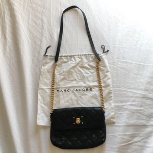 Marc Jacobs quilted leather crossbody clutch