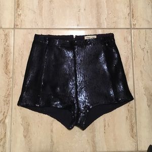 Gorgeous navy sequin shorts