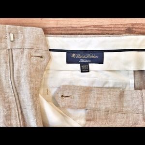 Mens 34x32 "Madison" - Brooks Brother Linen pants.
