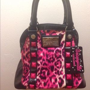 REDUCED: Betsey Johnson Cheetah Print Purse