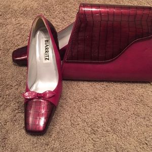 Shoes and purse. Shoes are a size 9