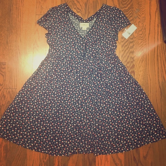 Blue floral Ralph Lauren Denim & Supply Dress.