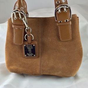 Suede Tignanello Tote Bag