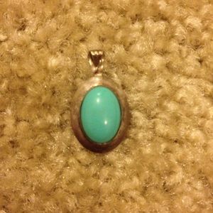 Sterling Silver Turquoise Pendant
