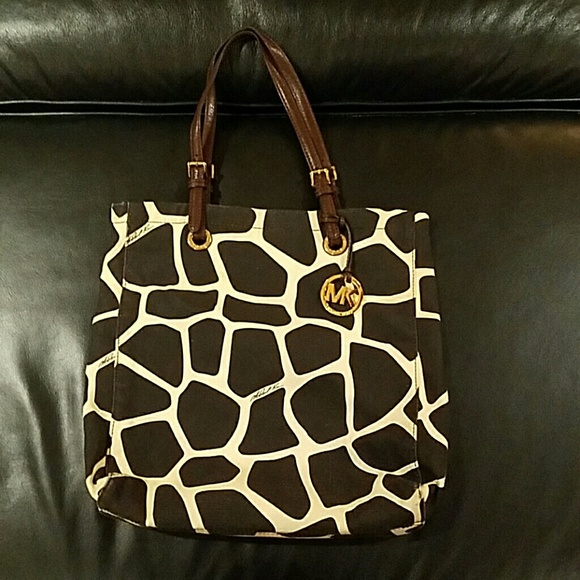 Michael Kors print tote bag