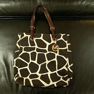 Michael Kors print tote bag