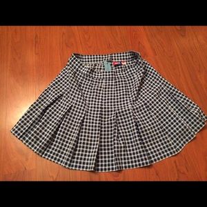 Plaid 90s style skirt