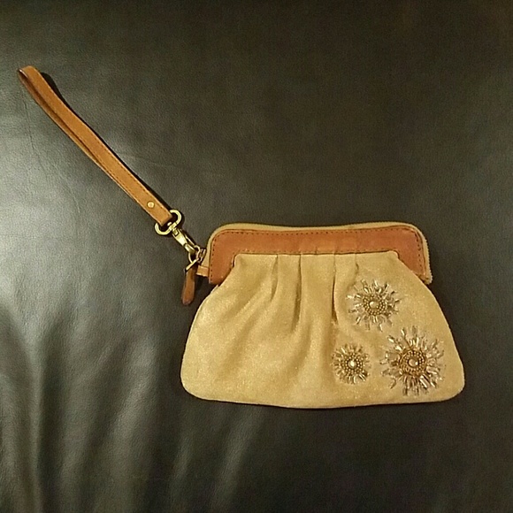 Fossil wristlet/clutch