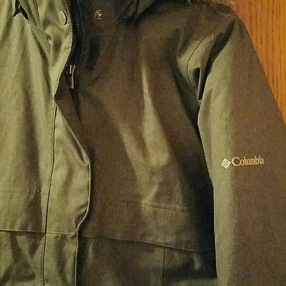 Columbia omni-heat long  jacket