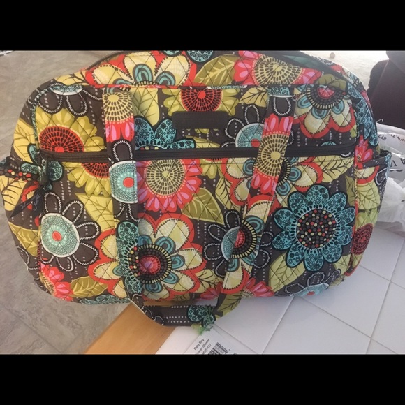 NWT flower shower Vera Bradley baby bag