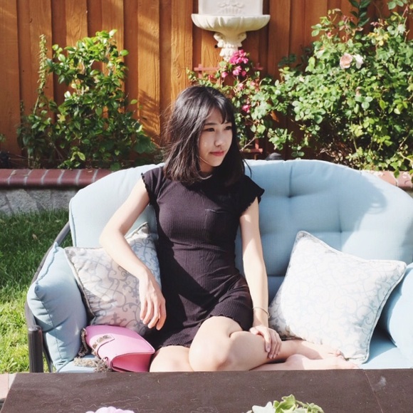 BDG Camper Pocket Ribbed Dress