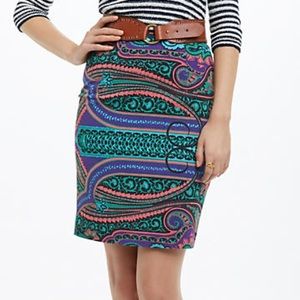 Tracy Reese pattern pencil skirt