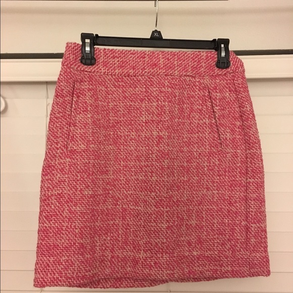 Pink A-Line Banana Republic Skirt